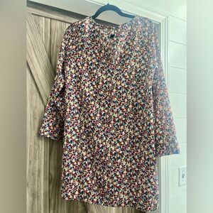 floral shift dress (size: small)
